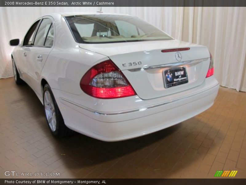 Arctic White / Cashmere 2008 Mercedes-Benz E 350 Sedan