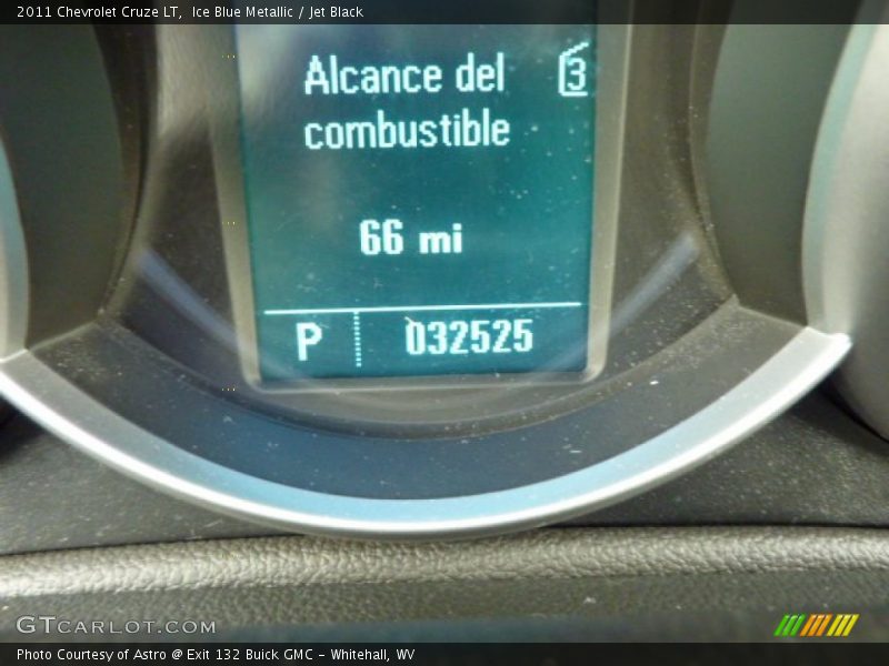 Ice Blue Metallic / Jet Black 2011 Chevrolet Cruze LT