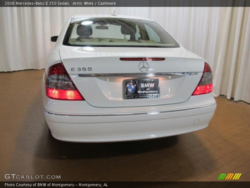 Arctic White / Cashmere 2008 Mercedes-Benz E 350 Sedan