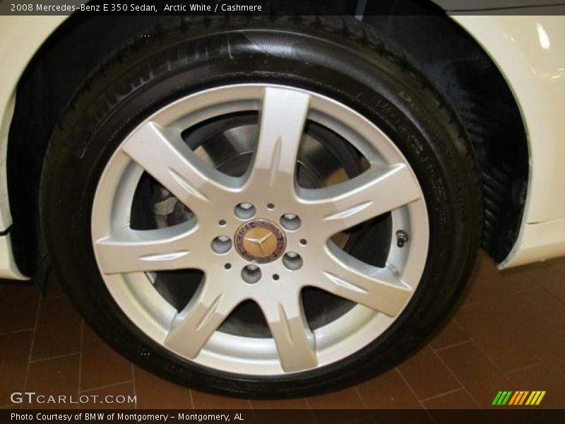 Arctic White / Cashmere 2008 Mercedes-Benz E 350 Sedan