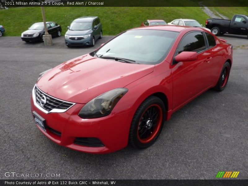 Red Alert / Charcoal 2011 Nissan Altima 2.5 S Coupe