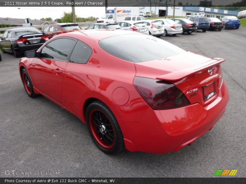 Red Alert / Charcoal 2011 Nissan Altima 2.5 S Coupe