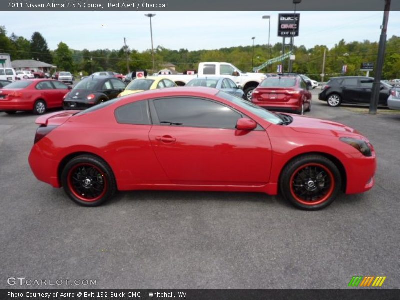 Red Alert / Charcoal 2011 Nissan Altima 2.5 S Coupe