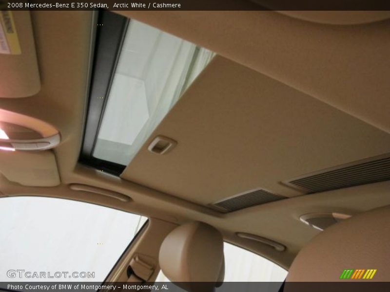 Arctic White / Cashmere 2008 Mercedes-Benz E 350 Sedan