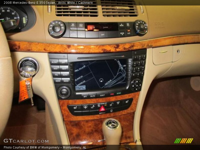 Arctic White / Cashmere 2008 Mercedes-Benz E 350 Sedan