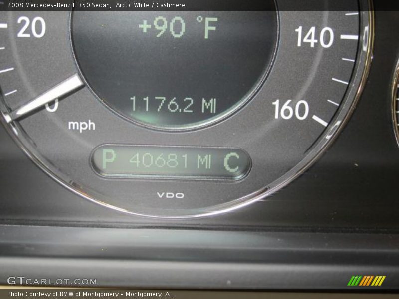 Arctic White / Cashmere 2008 Mercedes-Benz E 350 Sedan