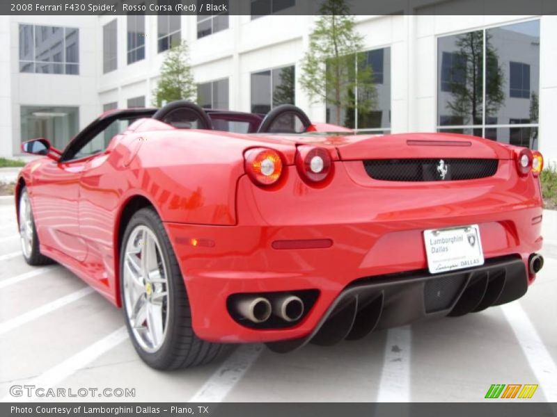 Rosso Corsa (Red) / Black 2008 Ferrari F430 Spider