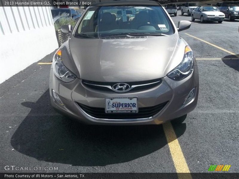 Desert Bronze / Beige 2013 Hyundai Elantra GLS