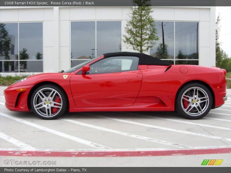 Rosso Corsa (Red) / Black 2008 Ferrari F430 Spider