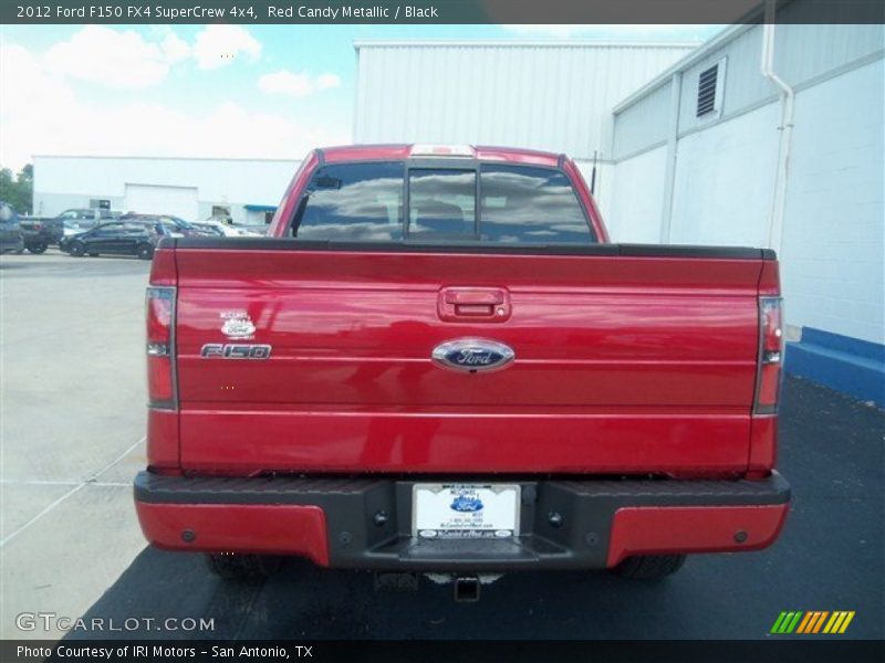 Red Candy Metallic / Black 2012 Ford F150 FX4 SuperCrew 4x4