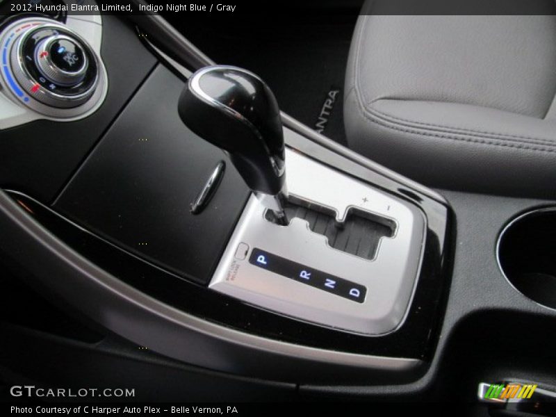 Indigo Night Blue / Gray 2012 Hyundai Elantra Limited
