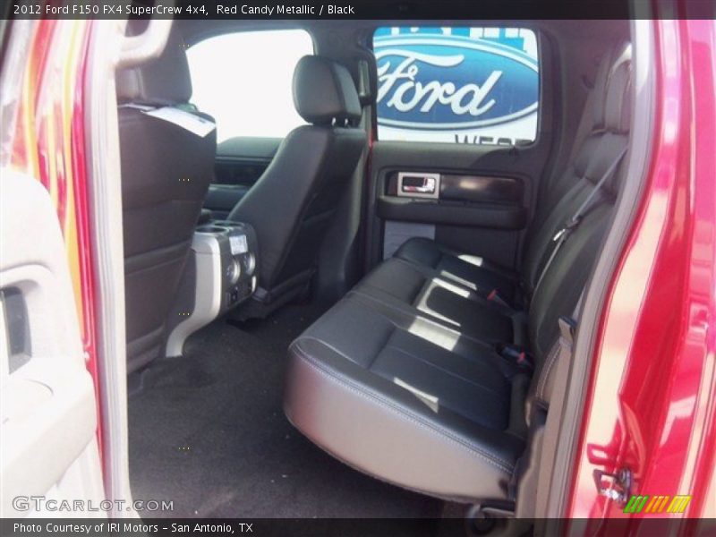 Red Candy Metallic / Black 2012 Ford F150 FX4 SuperCrew 4x4