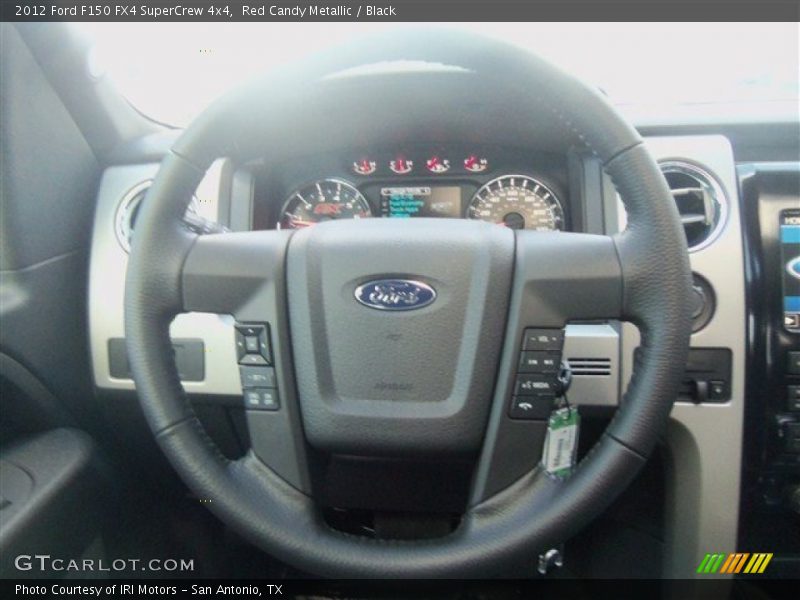 Red Candy Metallic / Black 2012 Ford F150 FX4 SuperCrew 4x4