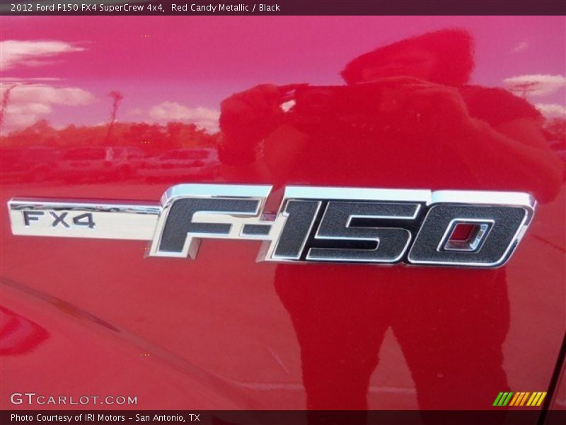 Red Candy Metallic / Black 2012 Ford F150 FX4 SuperCrew 4x4