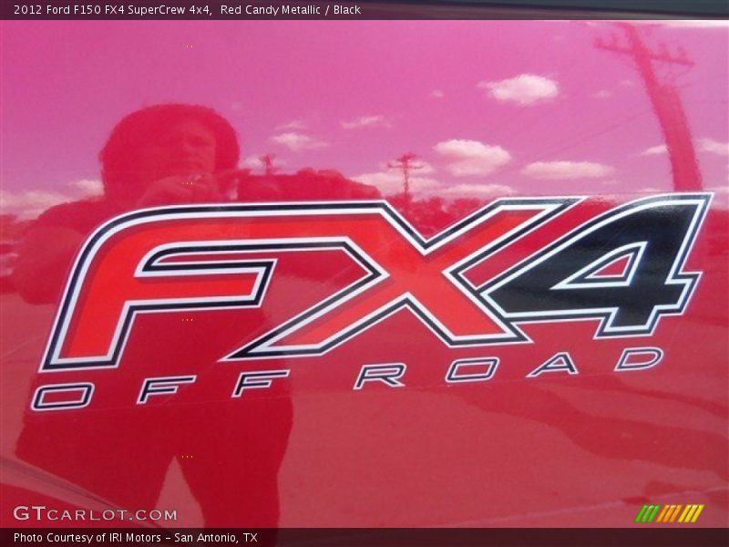 Red Candy Metallic / Black 2012 Ford F150 FX4 SuperCrew 4x4