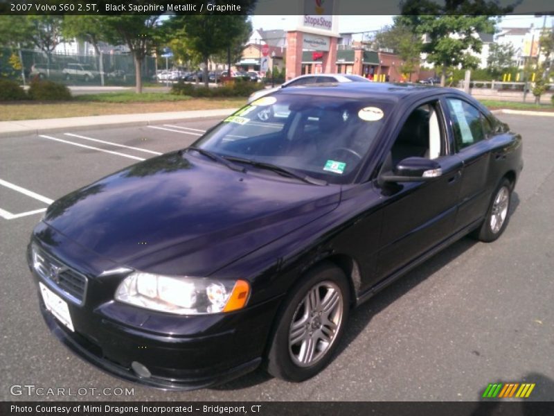 Black Sapphire Metallic / Graphite 2007 Volvo S60 2.5T