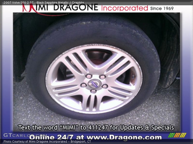 Black Sapphire Metallic / Graphite 2007 Volvo S60 2.5T