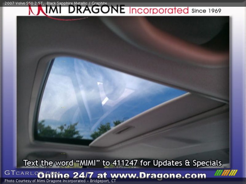 Black Sapphire Metallic / Graphite 2007 Volvo S60 2.5T