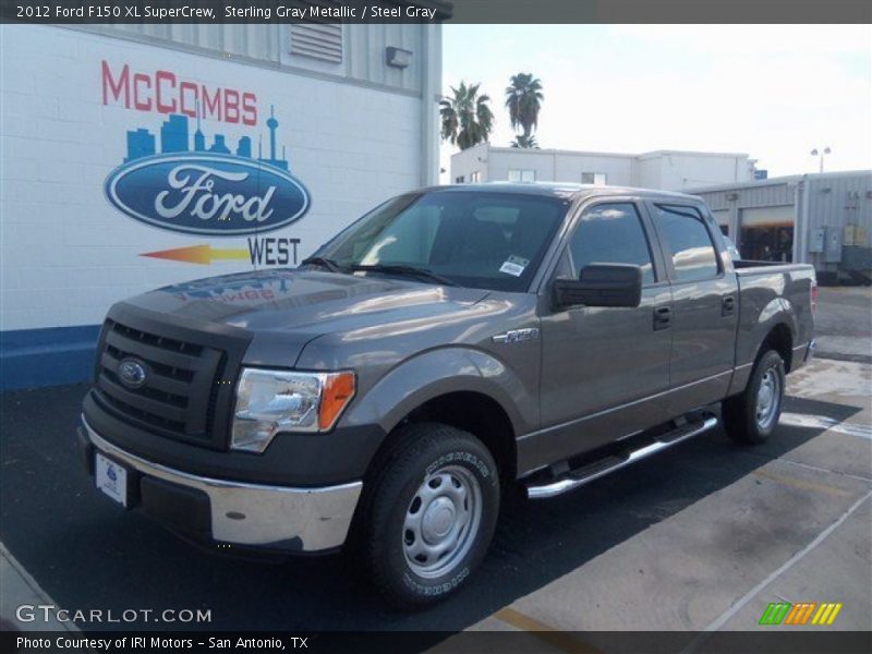 Sterling Gray Metallic / Steel Gray 2012 Ford F150 XL SuperCrew