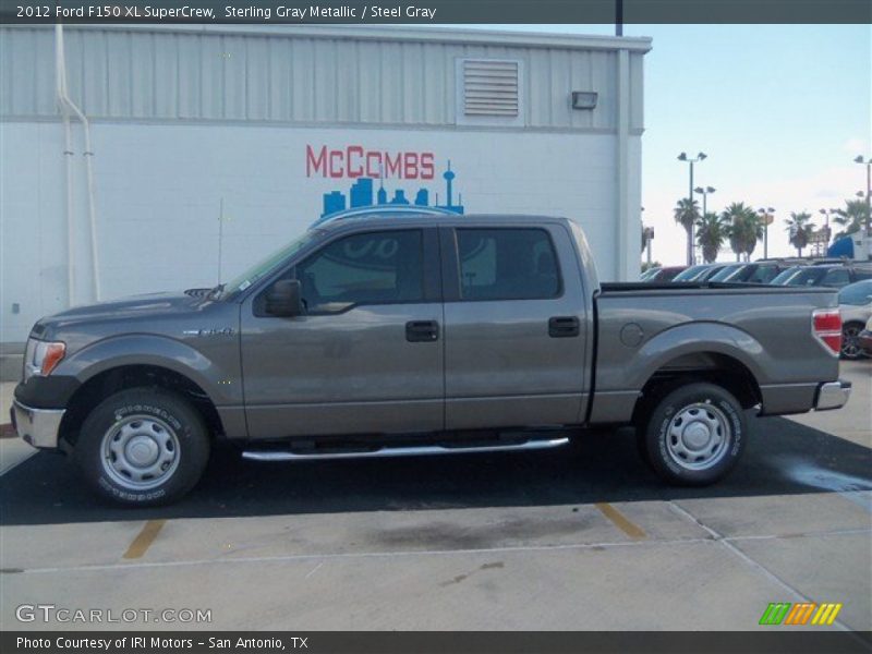 Sterling Gray Metallic / Steel Gray 2012 Ford F150 XL SuperCrew