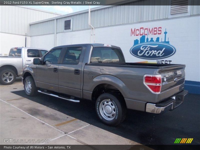 Sterling Gray Metallic / Steel Gray 2012 Ford F150 XL SuperCrew