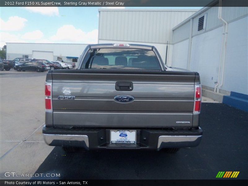 Sterling Gray Metallic / Steel Gray 2012 Ford F150 XL SuperCrew