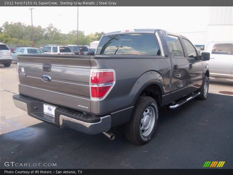 Sterling Gray Metallic / Steel Gray 2012 Ford F150 XL SuperCrew