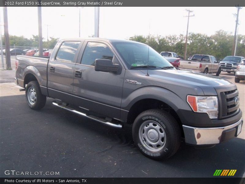 Sterling Gray Metallic / Steel Gray 2012 Ford F150 XL SuperCrew