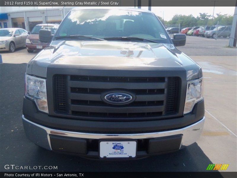 Sterling Gray Metallic / Steel Gray 2012 Ford F150 XL SuperCrew
