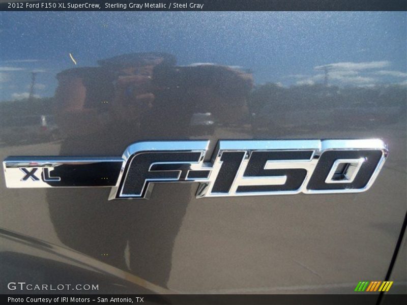 Sterling Gray Metallic / Steel Gray 2012 Ford F150 XL SuperCrew