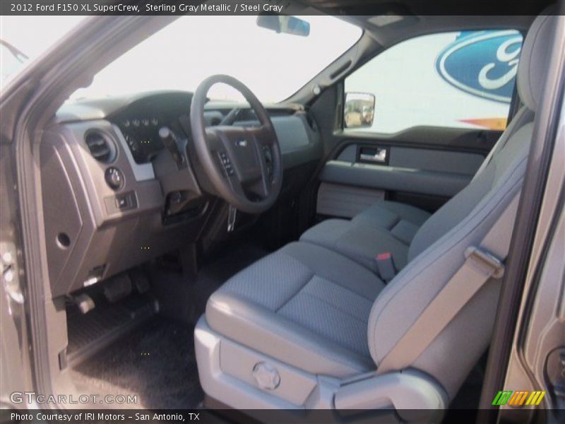 Sterling Gray Metallic / Steel Gray 2012 Ford F150 XL SuperCrew