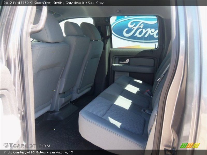 Sterling Gray Metallic / Steel Gray 2012 Ford F150 XL SuperCrew