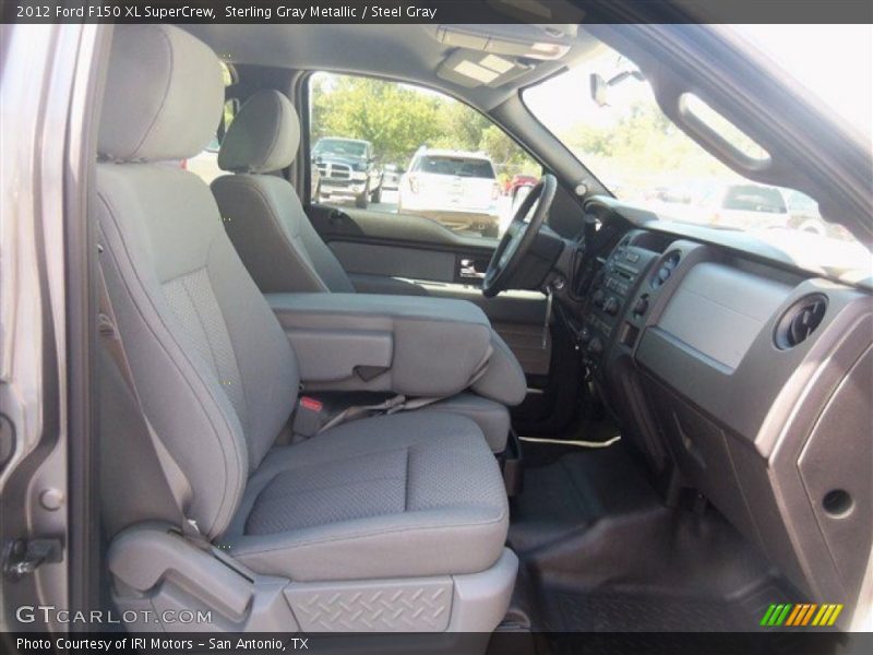 Sterling Gray Metallic / Steel Gray 2012 Ford F150 XL SuperCrew