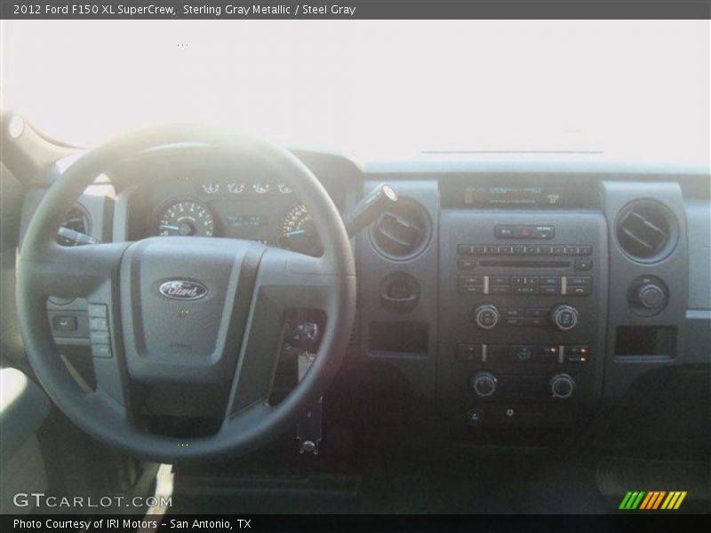 Sterling Gray Metallic / Steel Gray 2012 Ford F150 XL SuperCrew