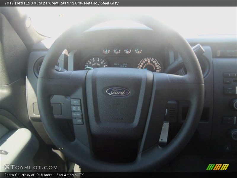 Sterling Gray Metallic / Steel Gray 2012 Ford F150 XL SuperCrew