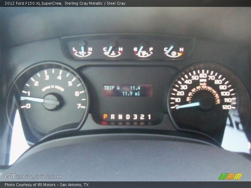 Sterling Gray Metallic / Steel Gray 2012 Ford F150 XL SuperCrew