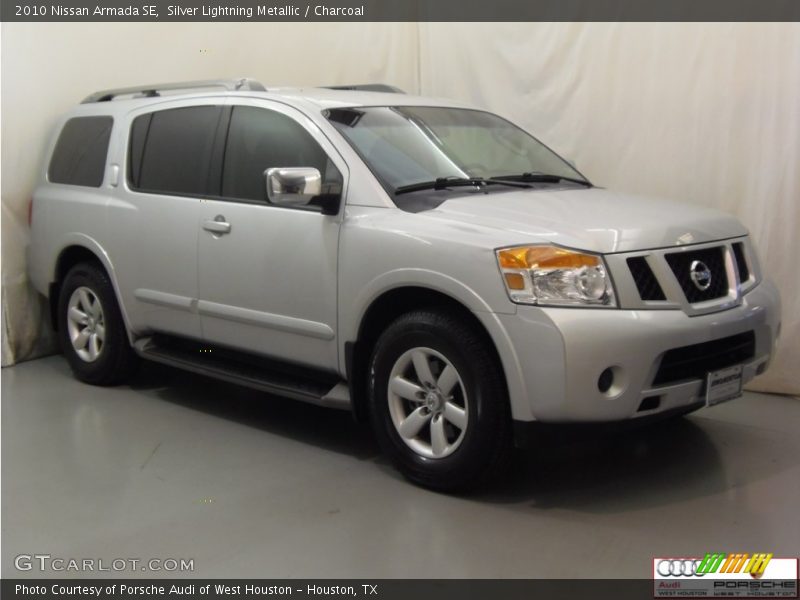 Silver Lightning Metallic / Charcoal 2010 Nissan Armada SE