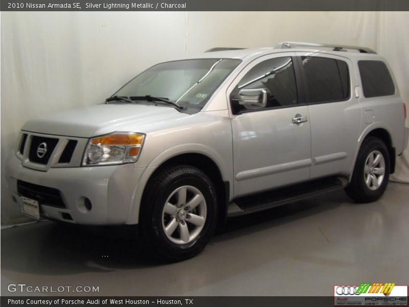 Silver Lightning Metallic / Charcoal 2010 Nissan Armada SE