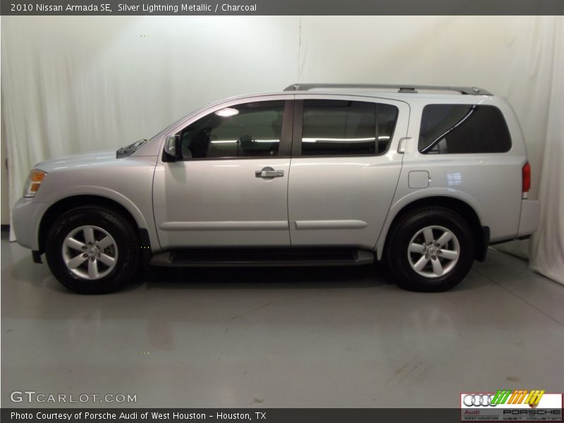 Silver Lightning Metallic / Charcoal 2010 Nissan Armada SE