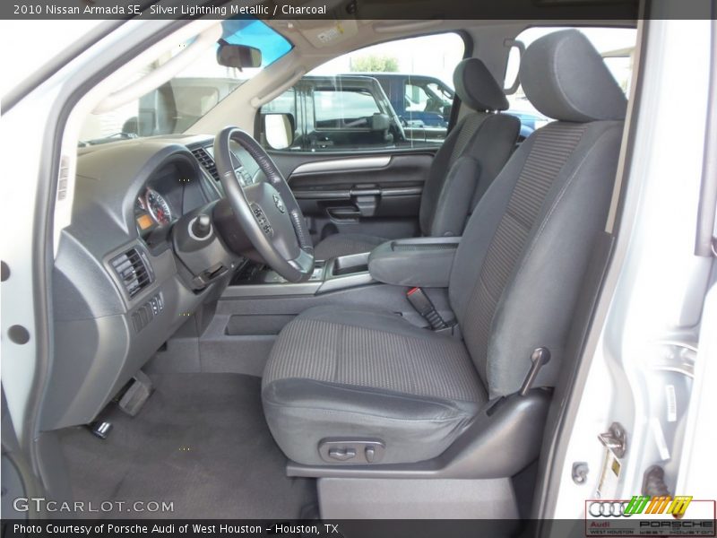 Silver Lightning Metallic / Charcoal 2010 Nissan Armada SE
