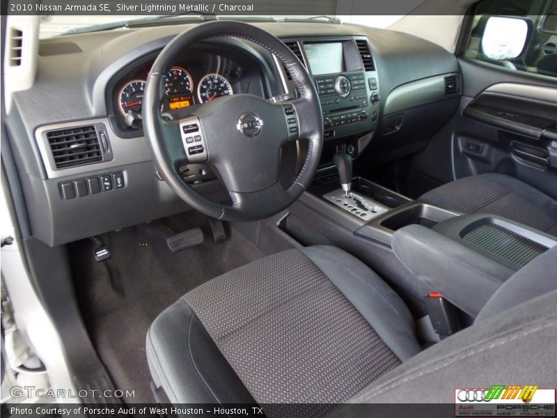 Silver Lightning Metallic / Charcoal 2010 Nissan Armada SE