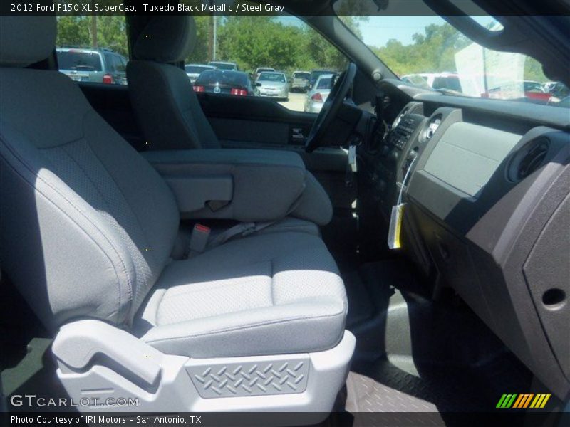 Tuxedo Black Metallic / Steel Gray 2012 Ford F150 XL SuperCab