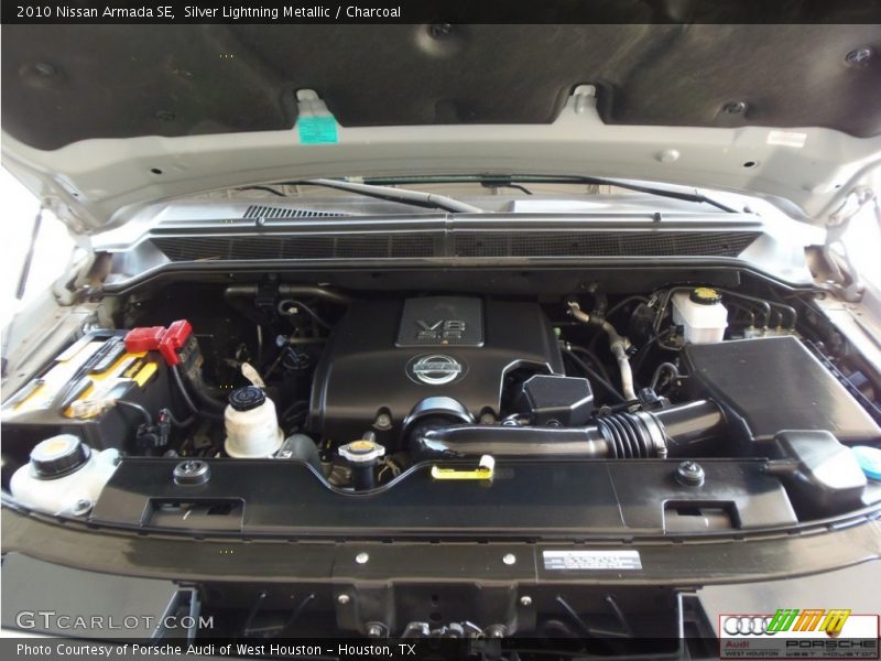 Silver Lightning Metallic / Charcoal 2010 Nissan Armada SE