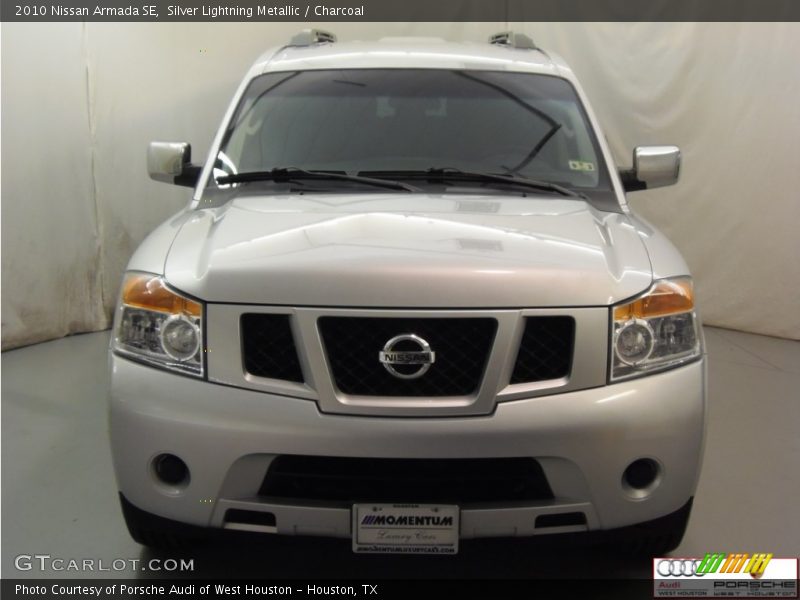 Silver Lightning Metallic / Charcoal 2010 Nissan Armada SE
