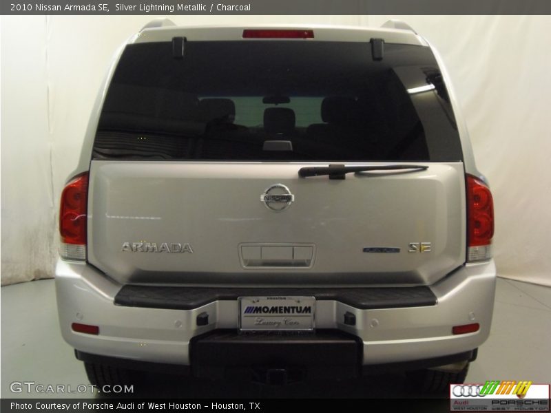 Silver Lightning Metallic / Charcoal 2010 Nissan Armada SE