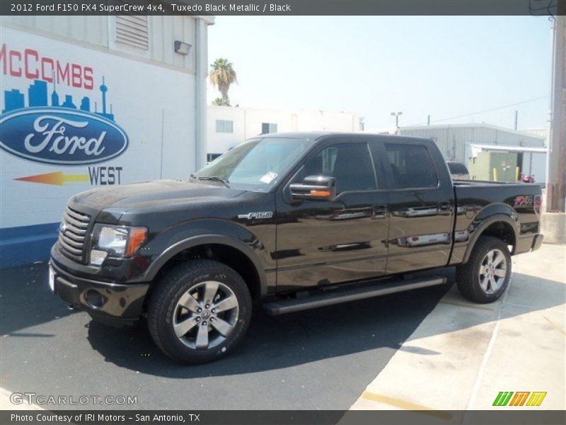 Tuxedo Black Metallic / Black 2012 Ford F150 FX4 SuperCrew 4x4