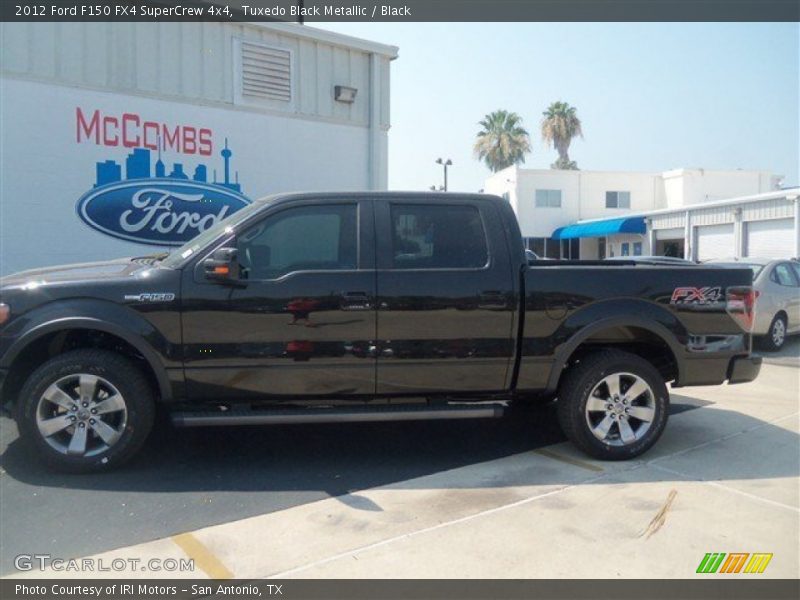 Tuxedo Black Metallic / Black 2012 Ford F150 FX4 SuperCrew 4x4