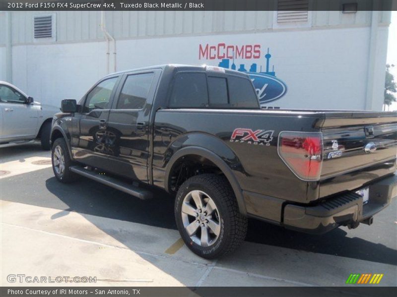 Tuxedo Black Metallic / Black 2012 Ford F150 FX4 SuperCrew 4x4
