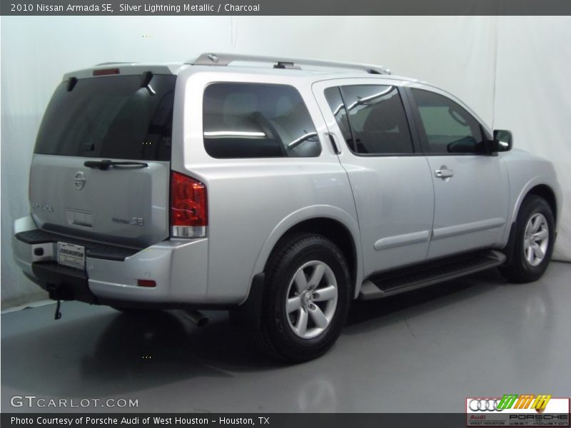 Silver Lightning Metallic / Charcoal 2010 Nissan Armada SE