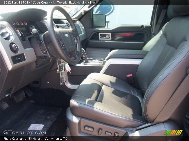 Tuxedo Black Metallic / Black 2012 Ford F150 FX4 SuperCrew 4x4